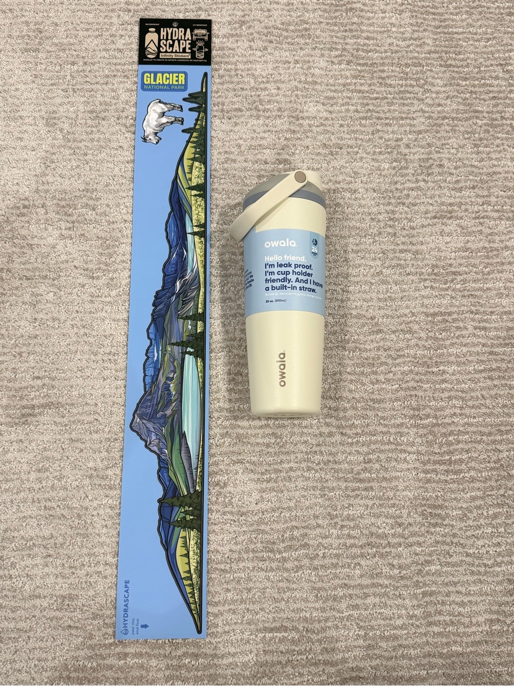 Glacier National Park Owala bottle 30oz